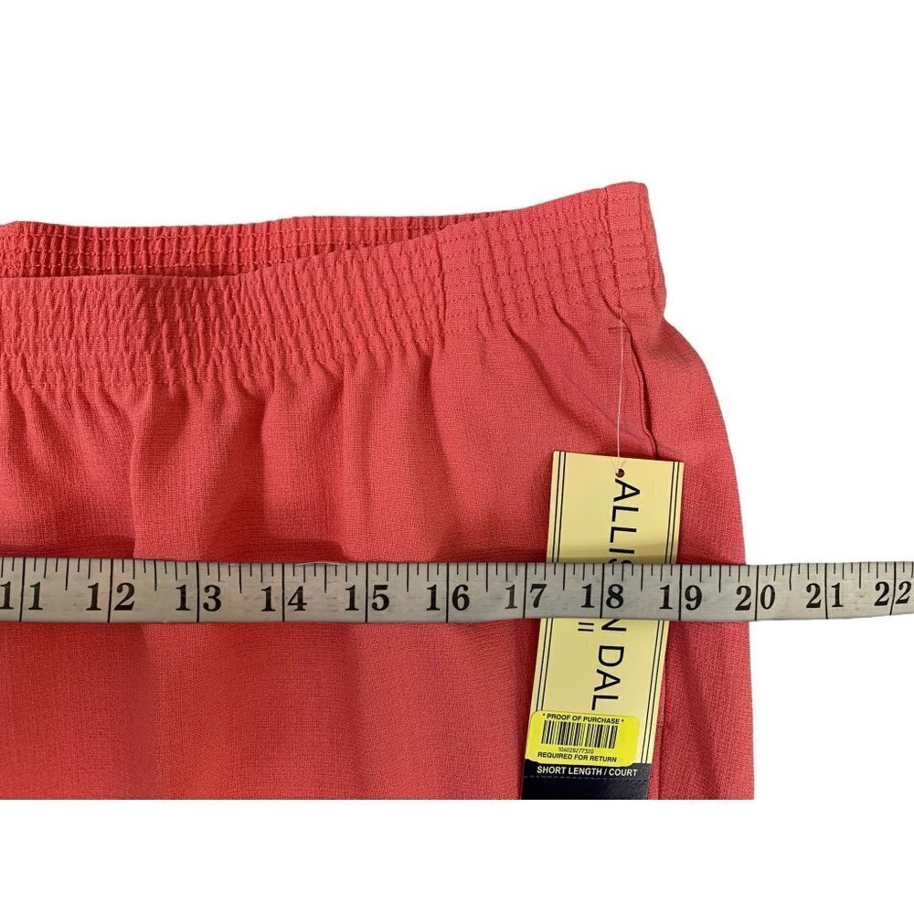 Allison Daley Women's Coral Paisley Casual Pants - Picture 5 of 7